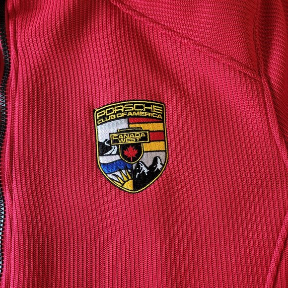 Porsche Club Canada West Logo Stormtech Full-Zip Red Performance Jacket Size XXL - Picture 8 of 16